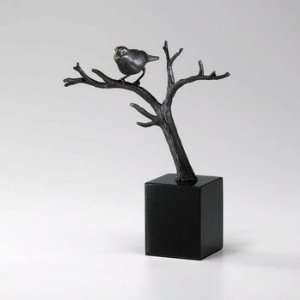   02285 Cardinal on Branches, Old World Finish