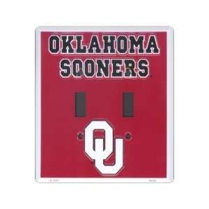  Oklahoma Sooners Double Light Switch Plate Sports 