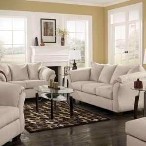   Bay 4 Piece Living Room Set in Stone with FREE Ottoman