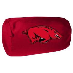 Arkansas Razorback Bolster Bed Pillow Microfiber:  Sports 