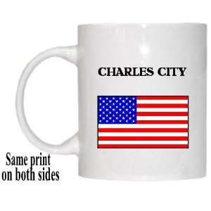  US Flag   Charles City, Iowa (IA) Mug: Everything Else