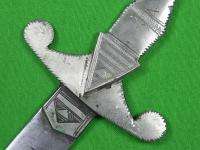   Vintage African Africa Custom Hand Made Unusual Fighting Knife  