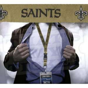  New Orleans Saints NFL Lanyard Key Chain and Ticket Holder 