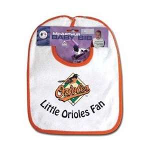  Baltimore Orioles Little Fan Snap Baby Bib Baby