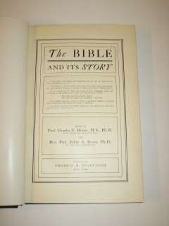 THE BIBLE AND ITS STORY ILLUSTRATED in 10 Vols 1910  