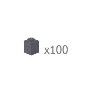  100x LEGO® Dark Gray 1x1 Bricks Toys & Games