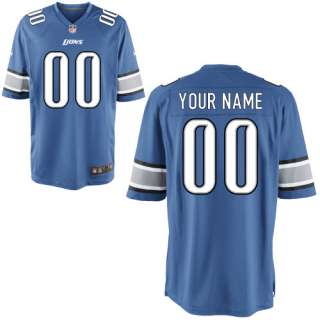 Nike Detroit Lions Youth Customized Game Team Color Jersey   NFLShop 