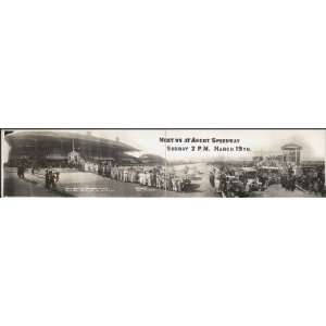  Panoramic Reprint of Meet us at Ascot Speedway, Sunday, 2 