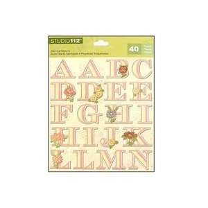   Company Patterned Alphabet Die cut Stickers: Arts, Crafts & Sewing