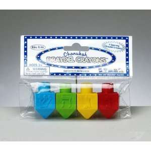  Dreidel Crayons 4ct Toys & Games