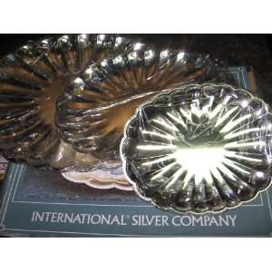   Company Silverplate Dish Scallop Tray Platters