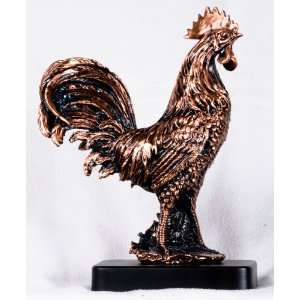  Copper Rooster Sculpture 
