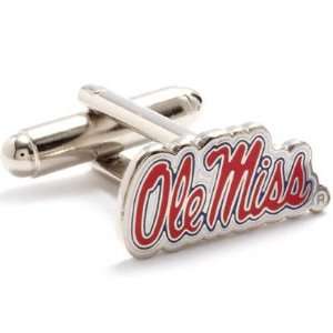  Cufflinks Inc. Mississippi Rebels Cufflinks: Sports 