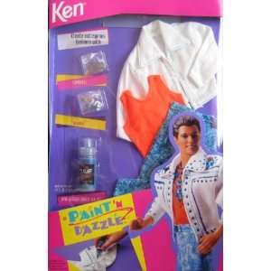  Barbie KEN Paint N Dazzle Fashions Set (1993): Toys 