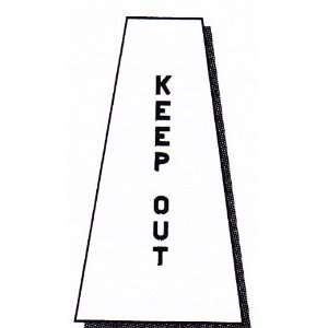  Keep Out Cone Stencil Arts, Crafts & Sewing