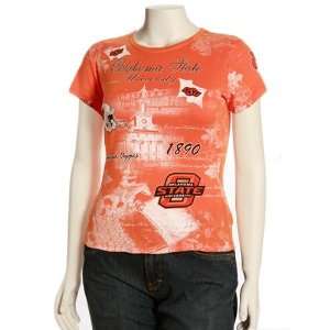   Cowboys Womens Orange Rhinestone T shirt (Small): Sports & Outdoors