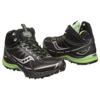 Athletics Saucony Womens ProGrid Outlaw Black/Green Shoes 
