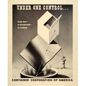  1938 Ad Container Corporation America Box Package Zepf 