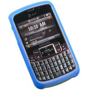  Silicon Skin BLUE Rubber Soft Cover Case for Samsung Jack 