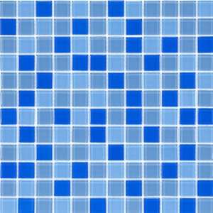  Supreme Glass Tiles Mosaic 8mm Pool Blue