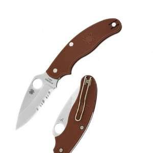   Maroon FRN Leaf Blade CombinationEdge Knife: Sports & Outdoors