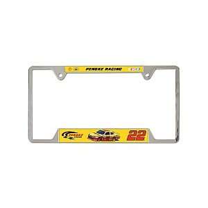 NASCAR Aj Allmendinger Metal License Plate Frame:  Sports 