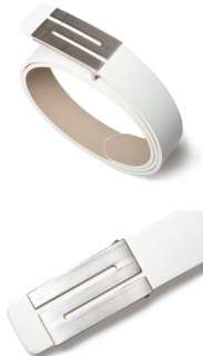 Mens Premium Stylish Fashion S Buckle PU Leather belt  
