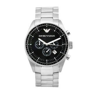   AR2434 Chronograph Stainless Steel Watch: Emporio Armani: Watches