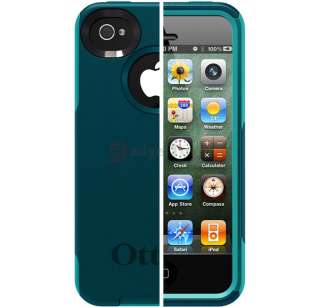 OTTERBOX COMMUTER CASE for iPHONE 4S 4G DEEP TEAL/ LIGHT TEAL BRAND 