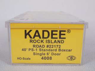 Kadee 4008 HO 40 PS 1 Boxcar Rock Island RI #22172  