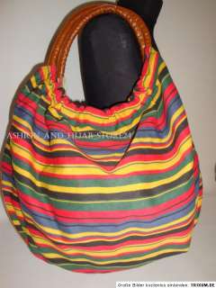 Primark Beuteltasche Canvas Tasche Bag Shopper Hippie Bunt Neu  