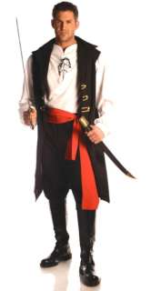 CAPTAIN CUTTHROAT MENS DELUXE PIRATE ADULT COSTUME  