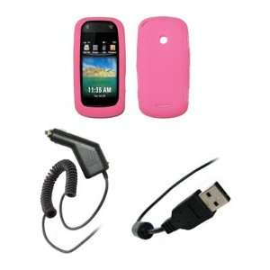  Motorola Crush   Pink Soft Silicone Gel Skin Cover Case 