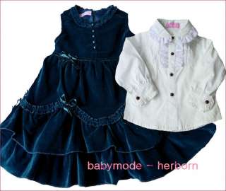 ausgefallenes Baby Kleid, Kleid + Bluse, Dirndl, Gr. 74 / 80 , Baby 