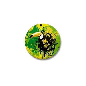  Tropical World   Soccer Mini Button by  Patio 