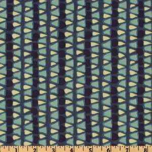  44 Wide Abby Road Rocky Road Navy Blue Fabric By The 