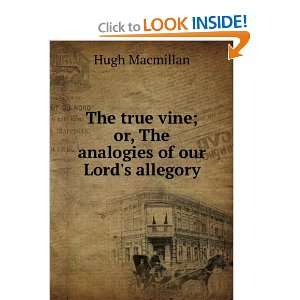 The true vine; or, The analogies of our Lords allegory Hugh 