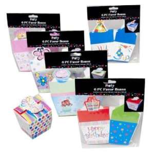  Party Favor Boxes 6 Pack Case Pack 48