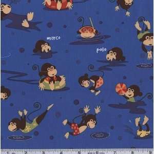  45 Wide Michael Miller Sea Monkey Play Fabric By The 