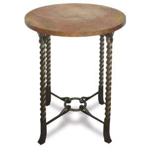   Riverside Medley Round Pub Table in Penny Patina: Home & Kitchen