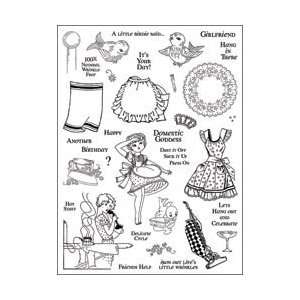  Crafty Secrets Clear Art Stamps Large 8X6 Sheet   Lets 