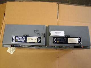 This auction is for 1 Square D FUSIBLE PANEL BOARD Switch TWIN 600V 60 