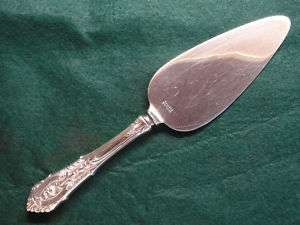Sterling Wallace Pie Server Rose Point Pattern, 1934  
