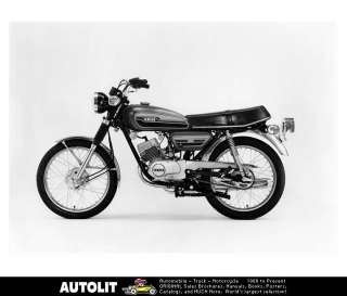 1976 Yamaha RS100C Motorcycle Factory Photo  