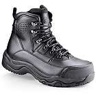 SFC Shoes for Crews Yukon II Steel Toe Black Leather Mens 8200 7 / 39 