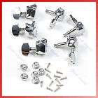   Chrome Semiclosed Guitar String Tuning Pegs Tuners Machine Heads 3L3R