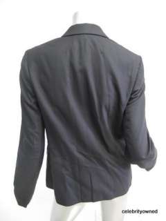 Helmut Lang Black 2 Button Pocket Blazer Jacket 10  