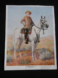 1922 Buffalo Bill Cody Robert Lindneux print 10 x 13  