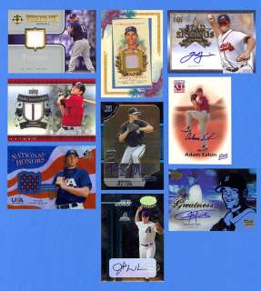   & MODERN BASEBALL COLLECTION LOT GAME USED AUTO   RUTH MANTLE JETER