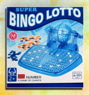 Super Bingo Game 72 Cards 90 Numbers Discount Sale   